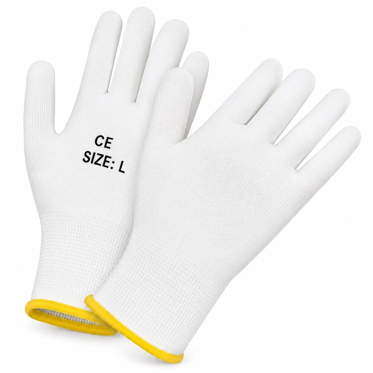 White Nylon Gloves